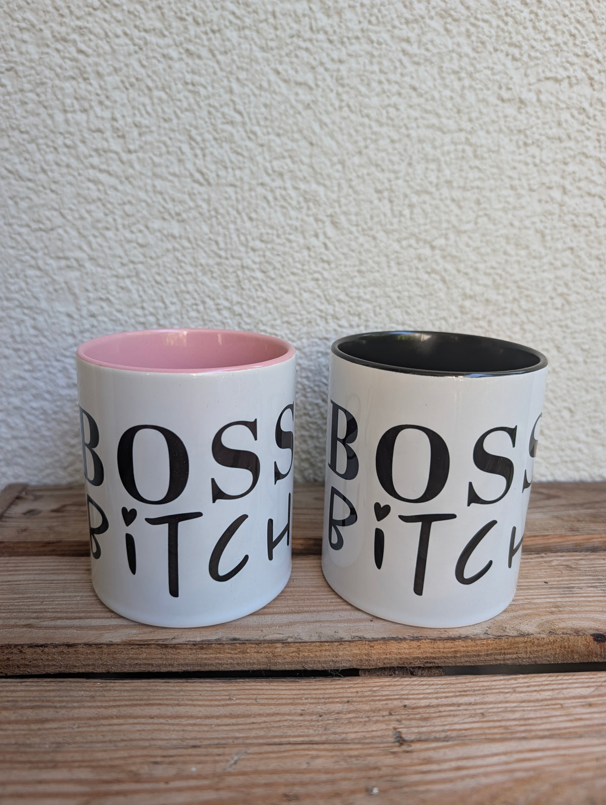 Boss Bitch Tasse - Wild Dreams Edition Schwarz