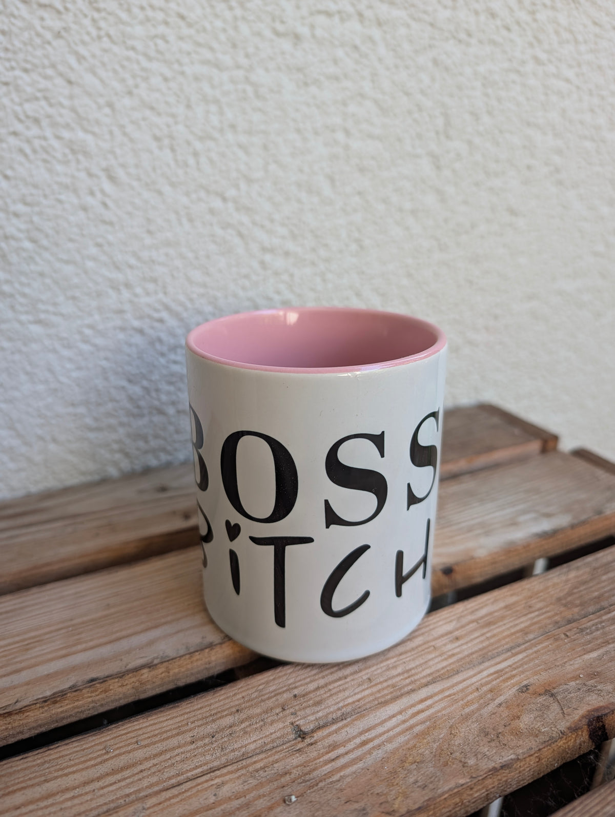 Boss Bitch Tasse - Wild Dreams Edition Rosa